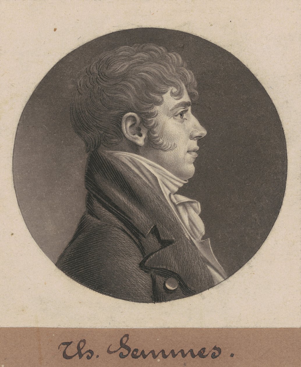 Thomas Semmes af Charles B. J. Févret de Saint Mémin