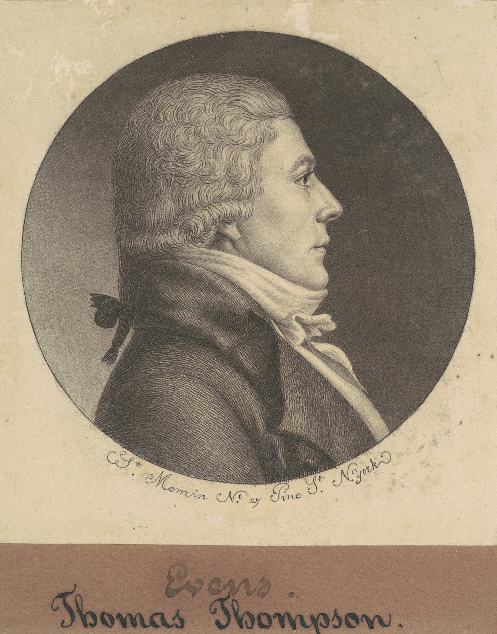 Thomas Thompson af Charles B. J. Févret de Saint Mémin