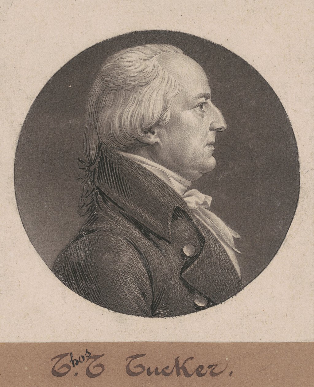 Thomas Tudor Tucker af Charles B. J. Févret de Saint Mémin