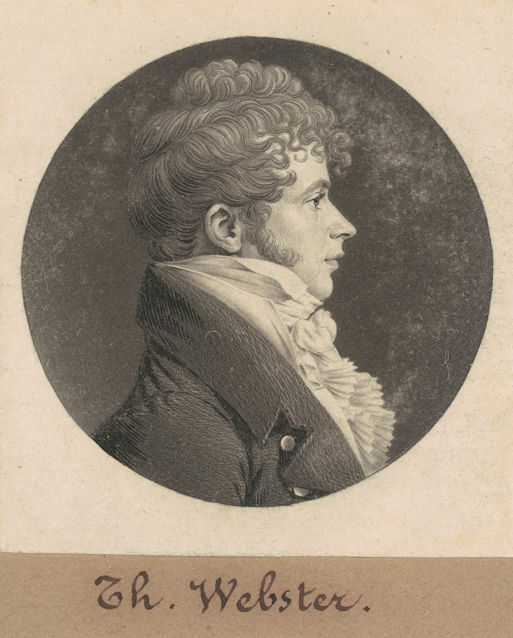 Thomas Webster af Charles B. J. Févret de Saint Mémin