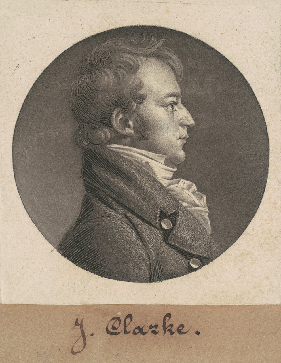 Thomas Weston Thompson af Charles B. J. Févret de Saint Mémin