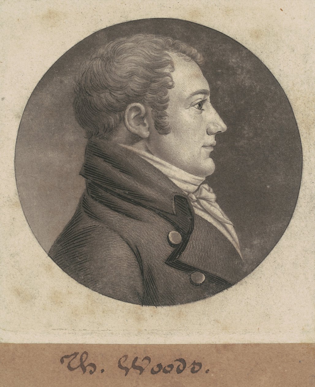 Thomas Woods af Charles B. J. Févret de Saint Mémin