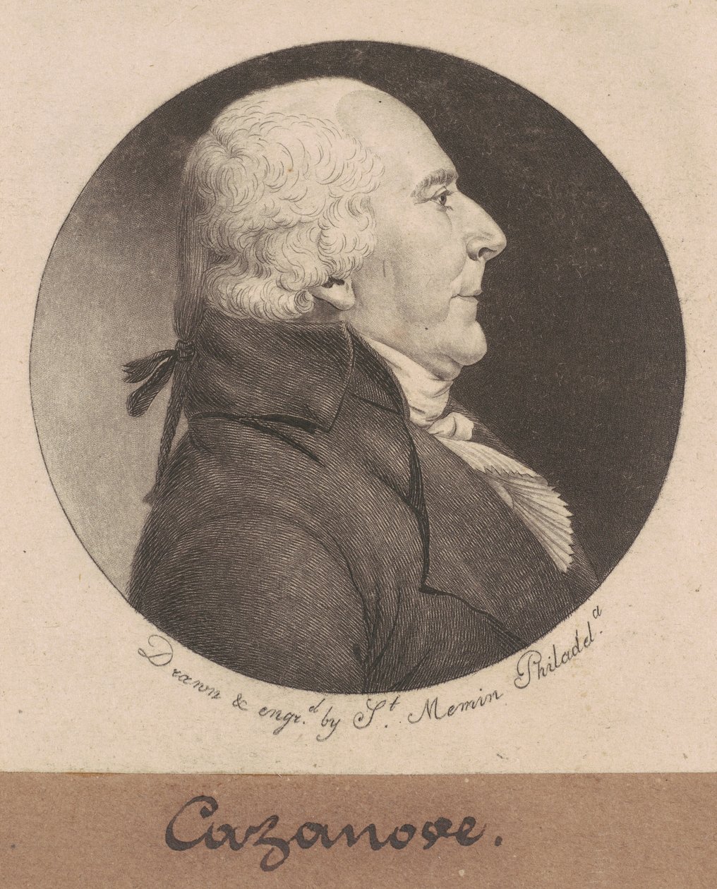 Théophile Cazanove af Charles B. J. Févret de Saint Mémin