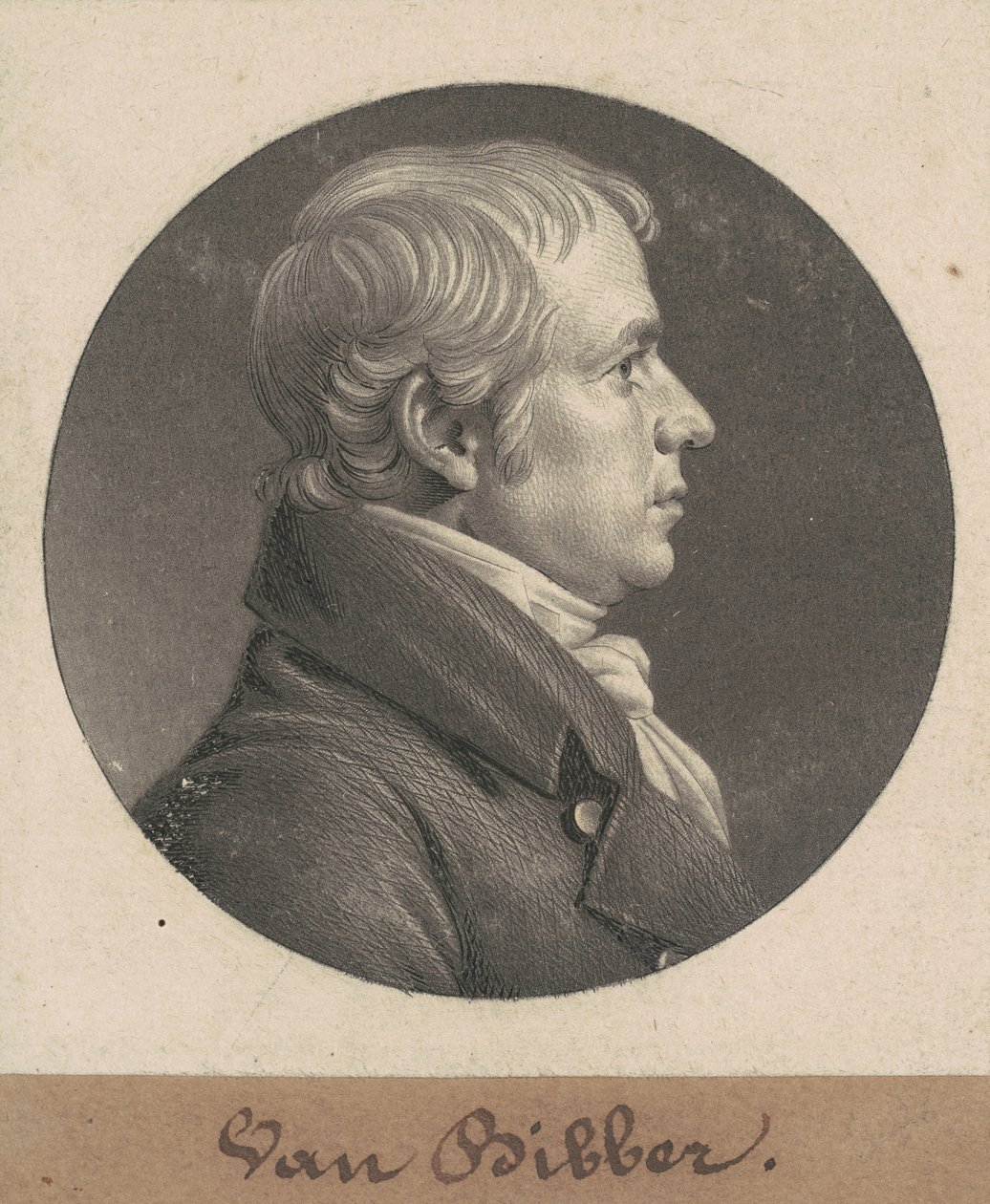 Toppan Webster af Charles B. J. Févret de Saint Mémin