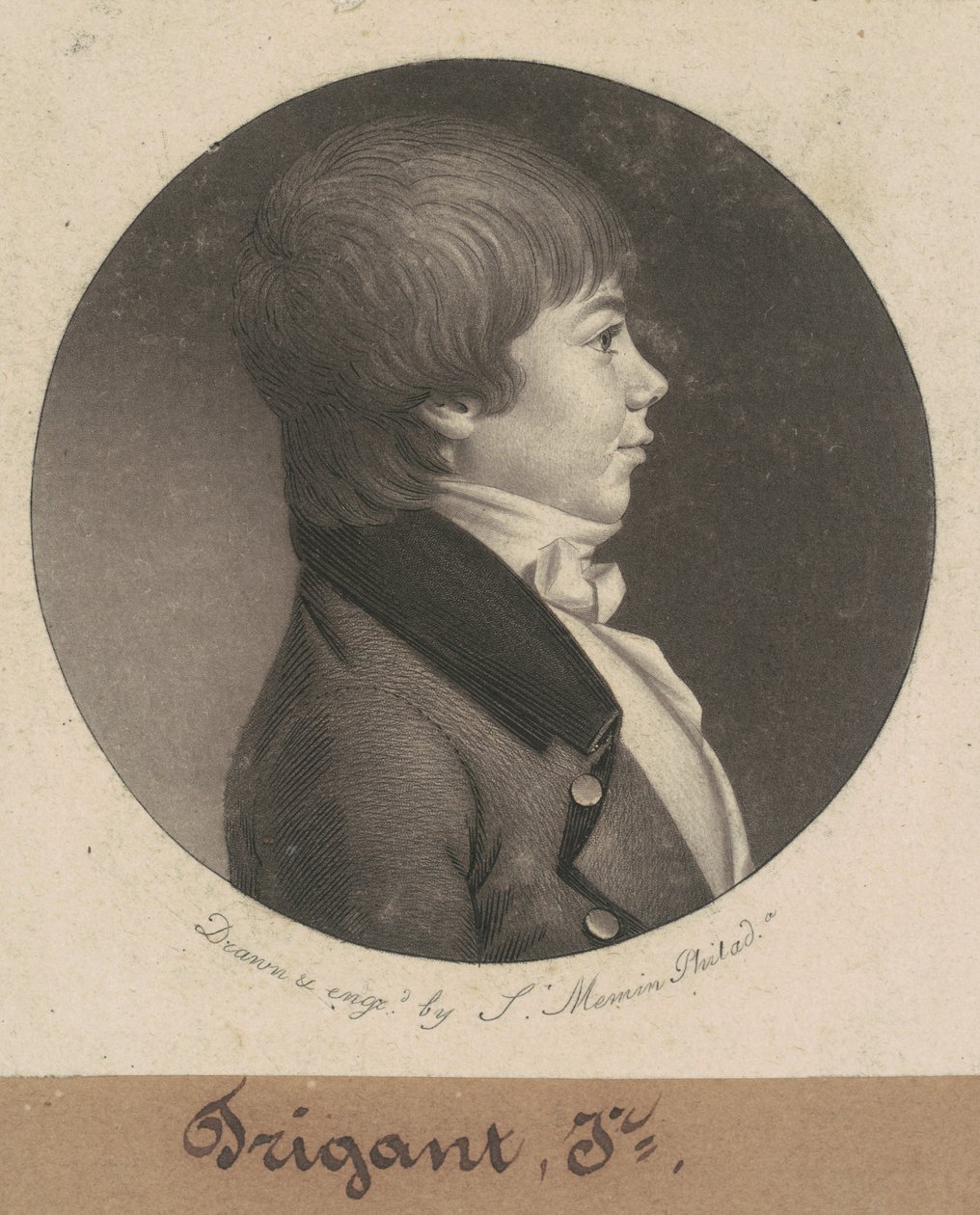 Trigant, Jr. af Charles B. J. Févret de Saint Mémin