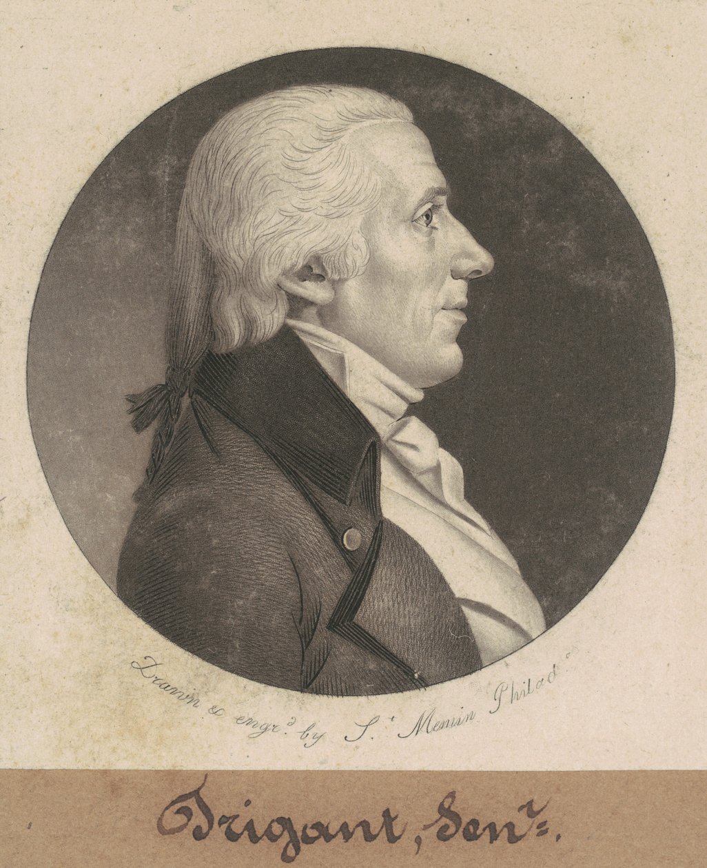 Trigant, Sr. af Charles B. J. Févret de Saint Mémin