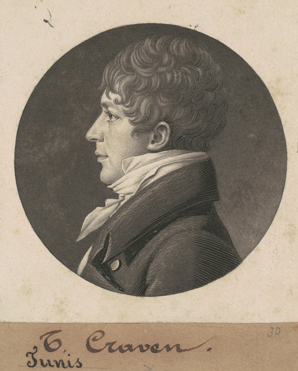 Tunish Craven af Charles B. J. Févret de Saint Mémin