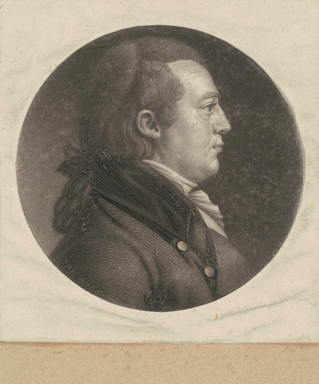 Uidentificeret mand af Charles B. J. Févret de Saint Mémin