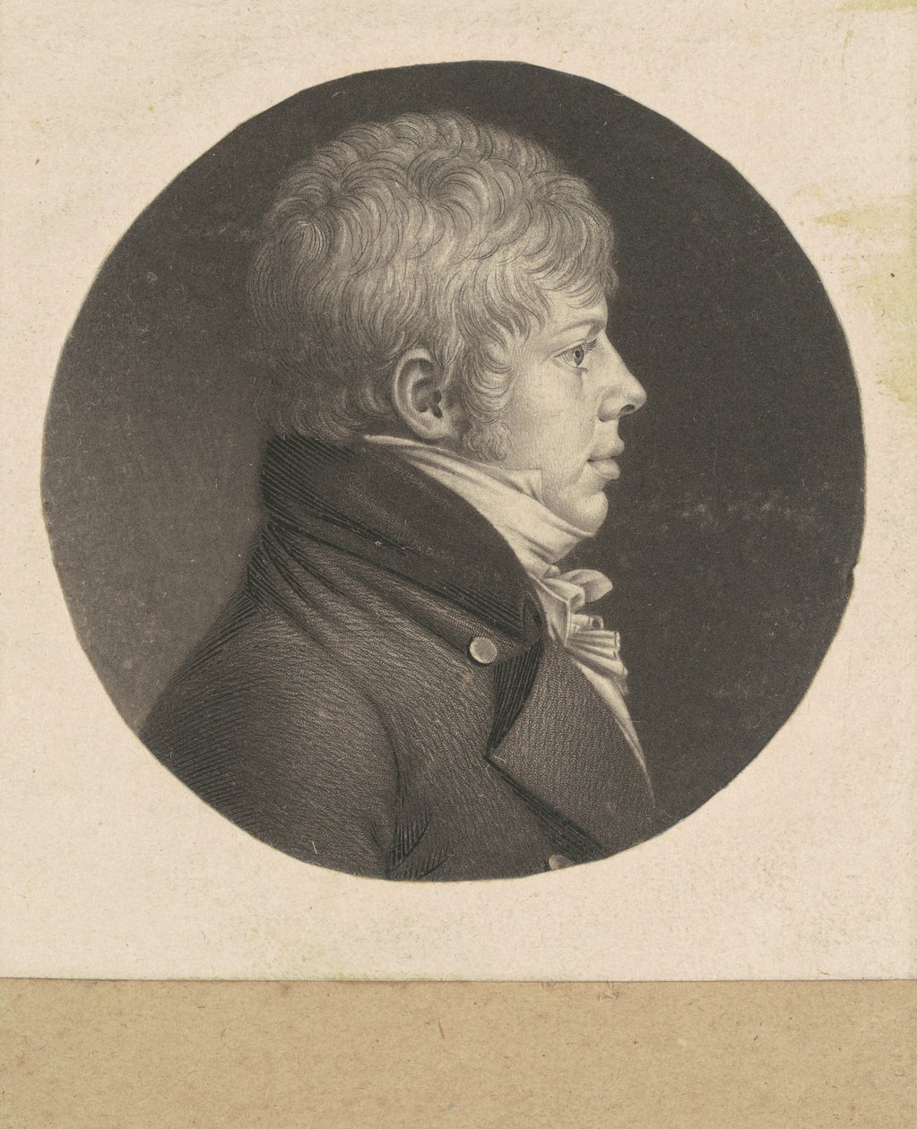 Uidentificeret mand af Charles B. J. Févret de Saint Mémin