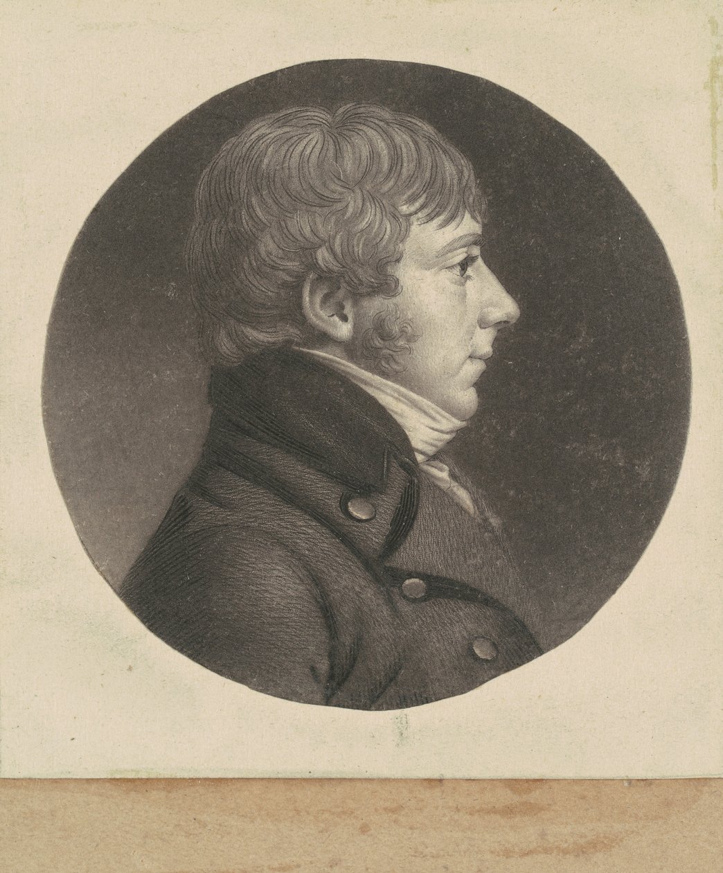 Uidentificeret mand af Charles B. J. Févret de Saint Mémin