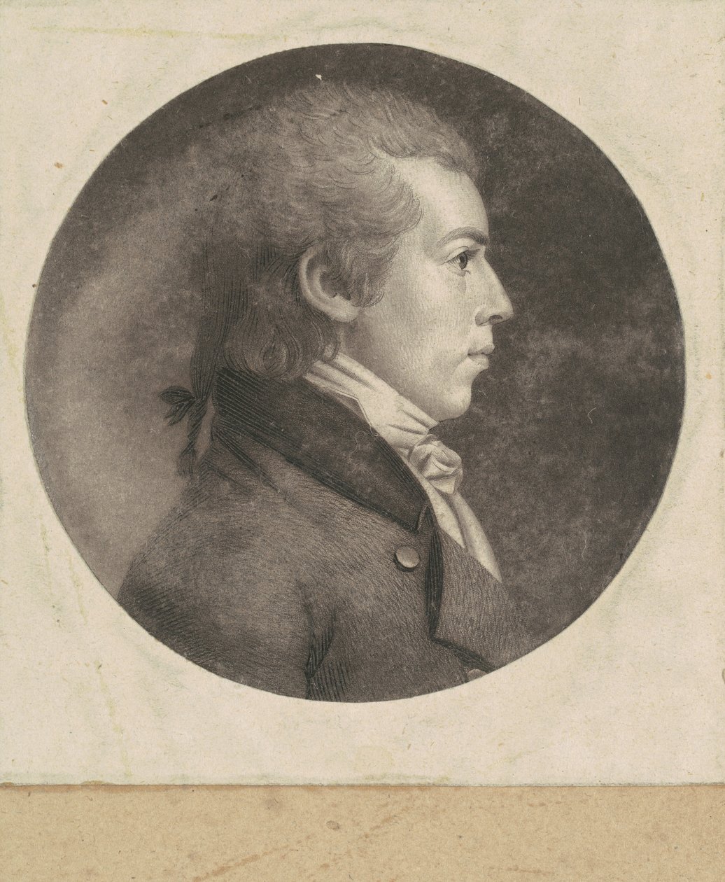 Uidentificeret mand af Charles B. J. Févret de Saint Mémin