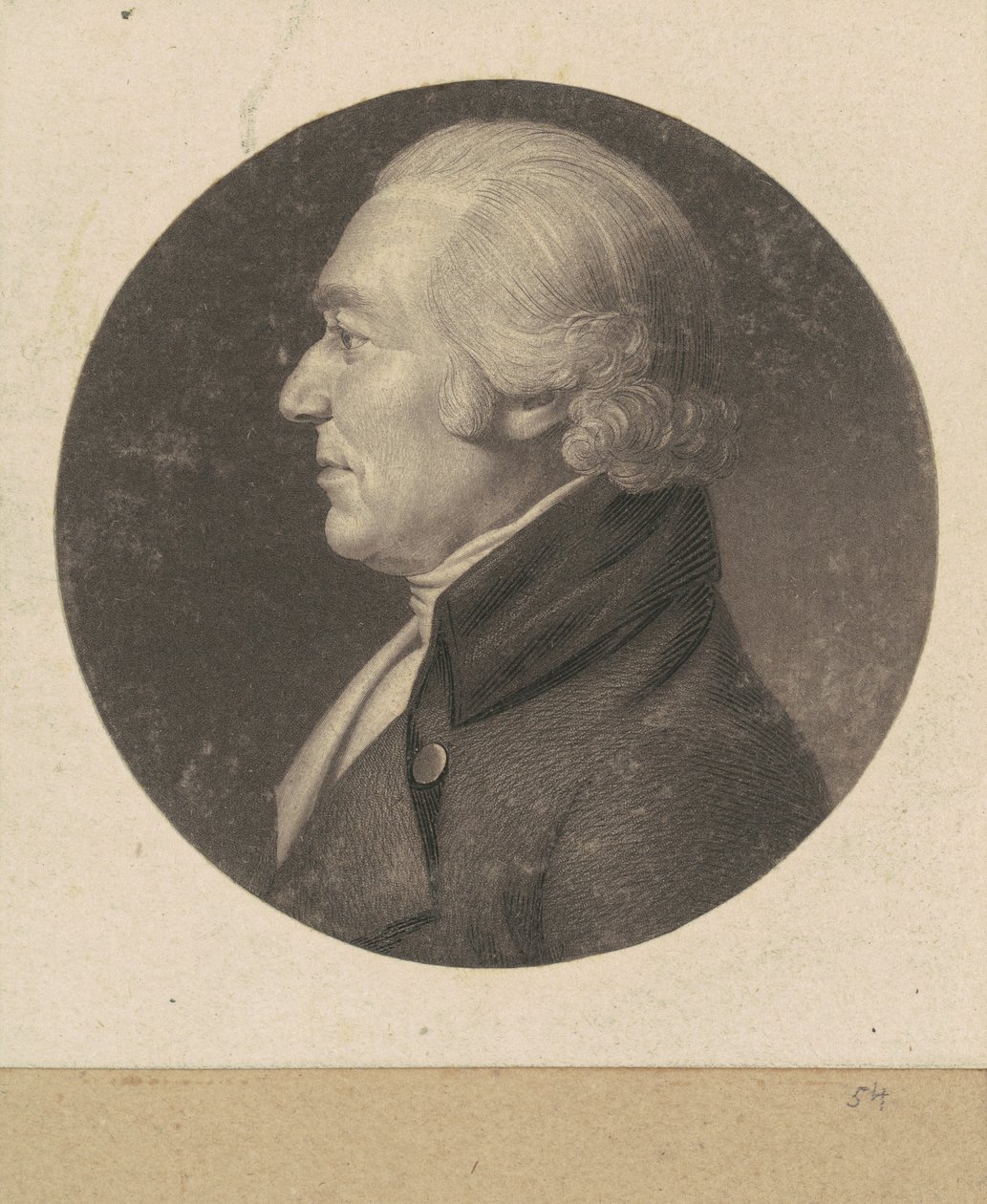Uidentificeret mand af Charles B. J. Févret de Saint Mémin