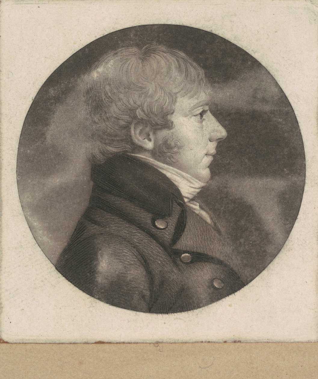 Uidentificeret mand af Charles B. J. Févret de Saint Mémin