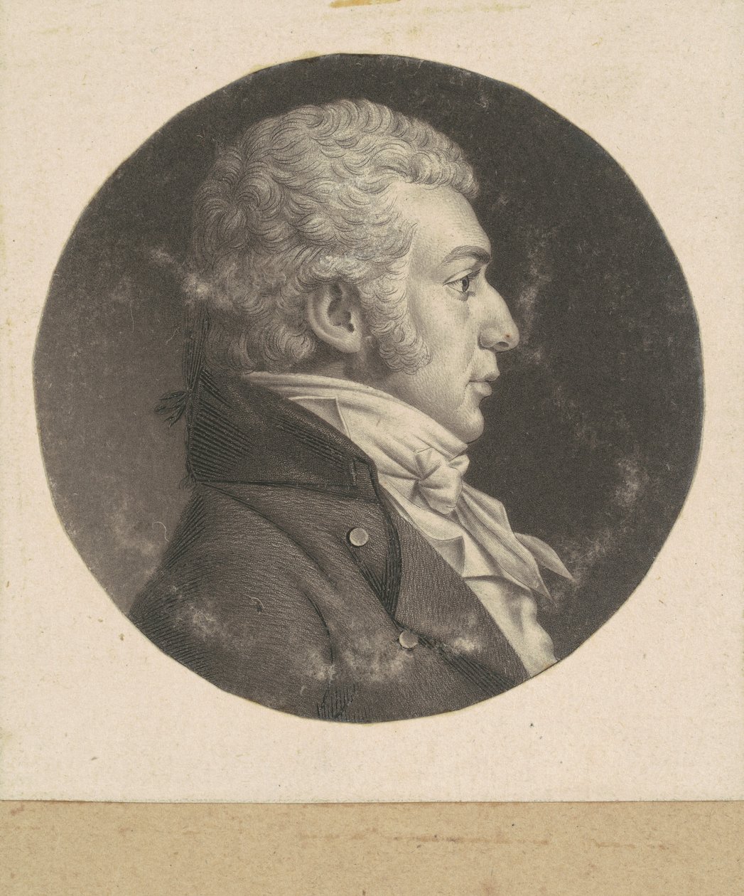 Uidentificeret mand af Charles B. J. Févret de Saint Mémin