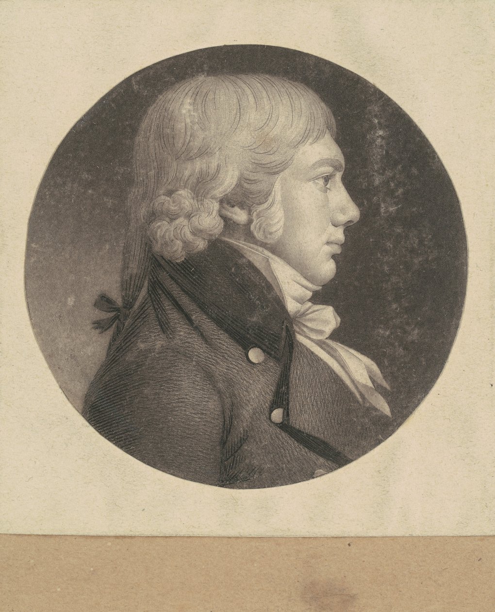 Uidentificeret mand af Charles B. J. Févret de Saint Mémin