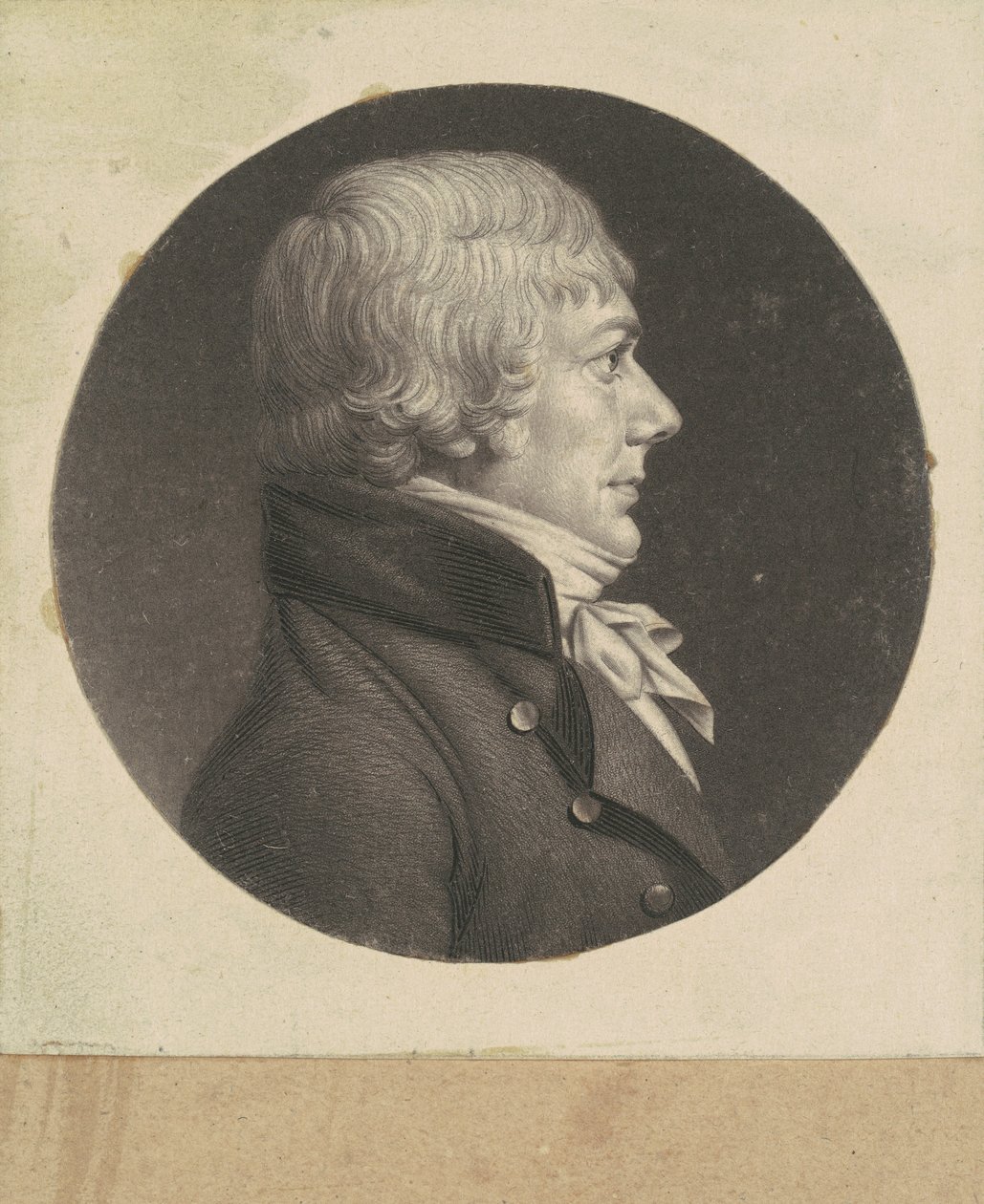 Uidentificeret mand af Charles B. J. Févret de Saint Mémin