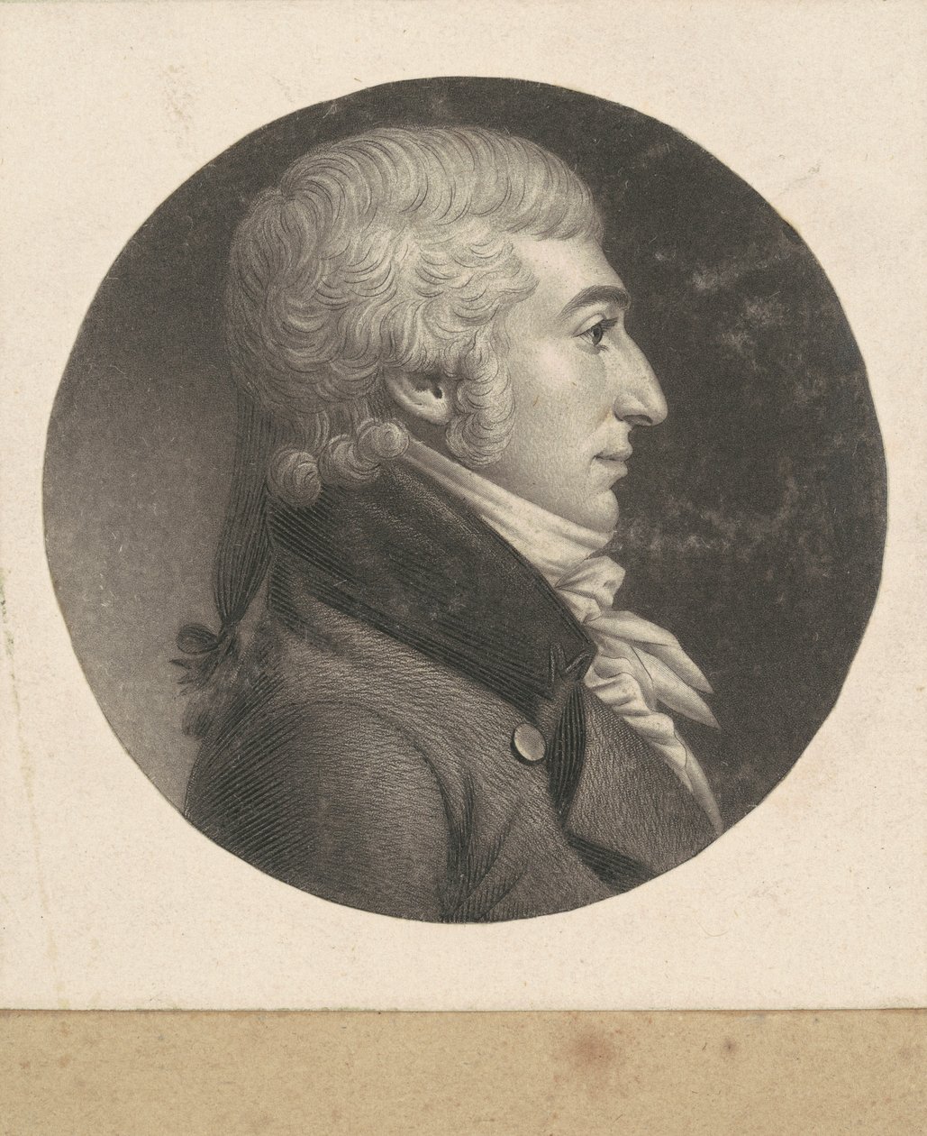 Uidentificeret mand af Charles B. J. Févret de Saint Mémin