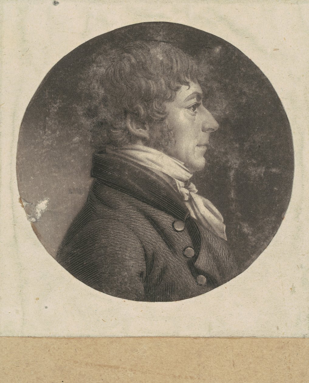 Uidentificeret mand af Charles B. J. Févret de Saint Mémin