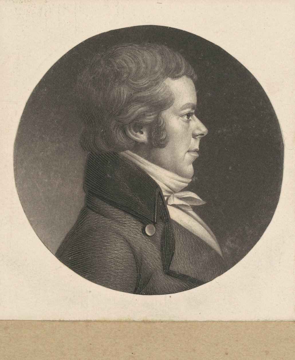 Uidentificeret mand af Charles B. J. Févret de Saint Mémin