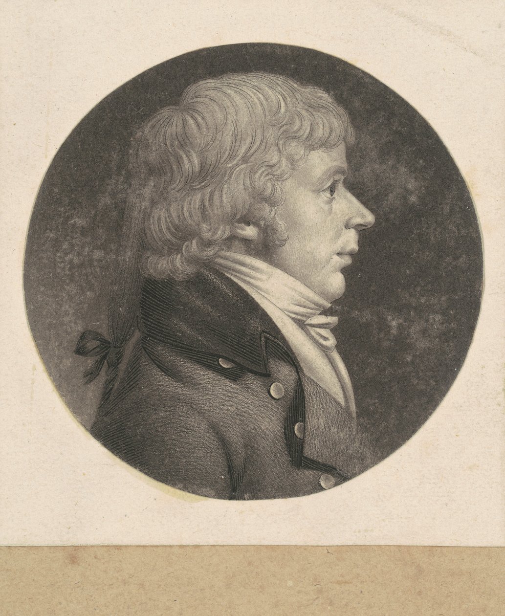 Uidentificeret mand af Charles B. J. Févret de Saint Mémin