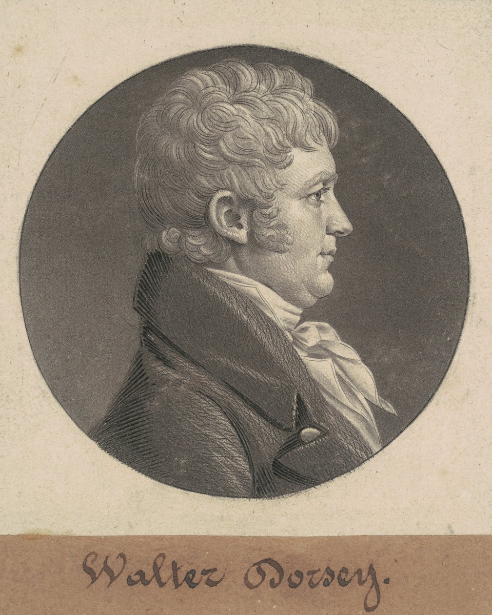 Walter Dorsey af Charles B. J. Févret de Saint Mémin