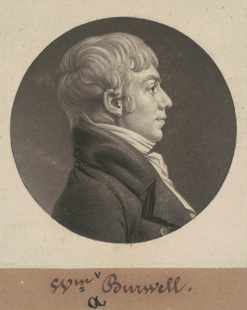 William Armistead Burwell af Charles B. J. Févret de Saint Mémin