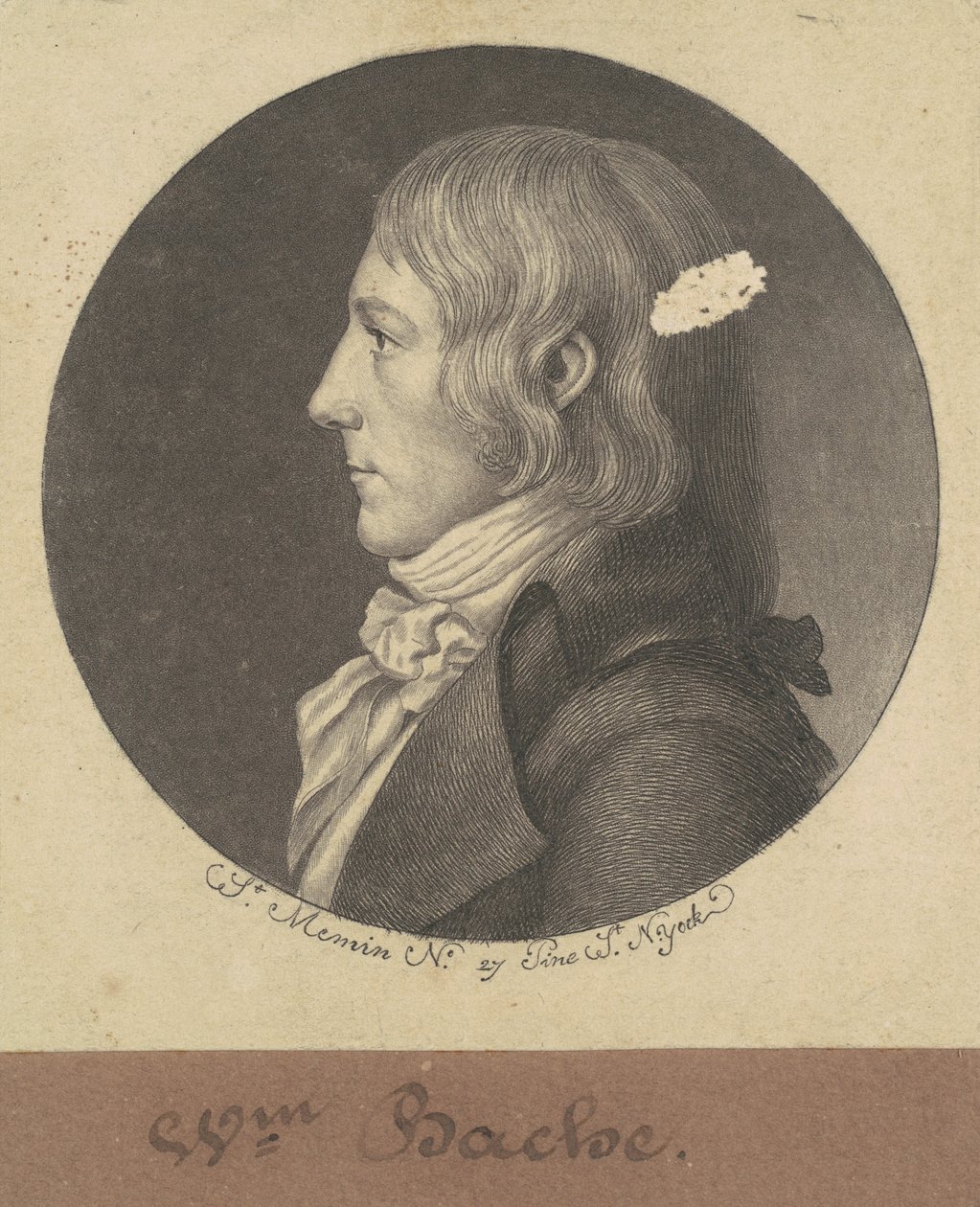 William Bache af Charles B. J. Févret de Saint Mémin