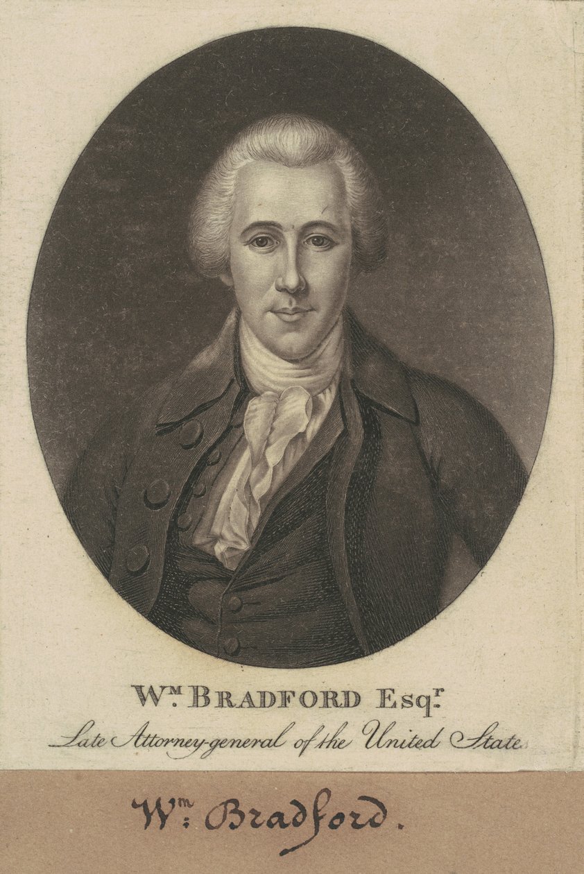 William Bradford af Charles B. J. Févret de Saint Mémin