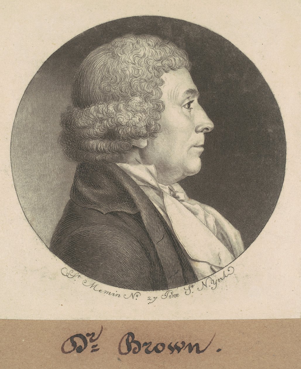 William Brown af Charles B. J. Févret de Saint Mémin