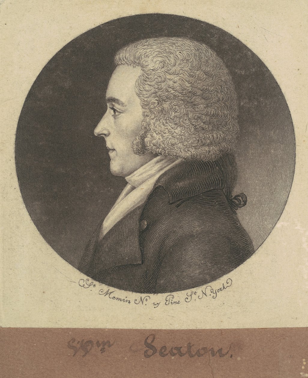 William Seton af Charles B. J. Févret de Saint Mémin