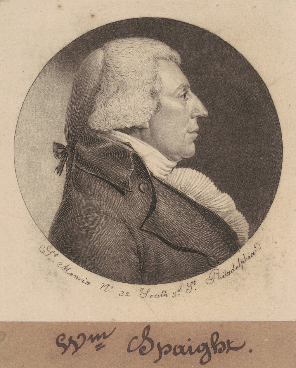 William Spaight af Charles B. J. Févret de Saint Mémin