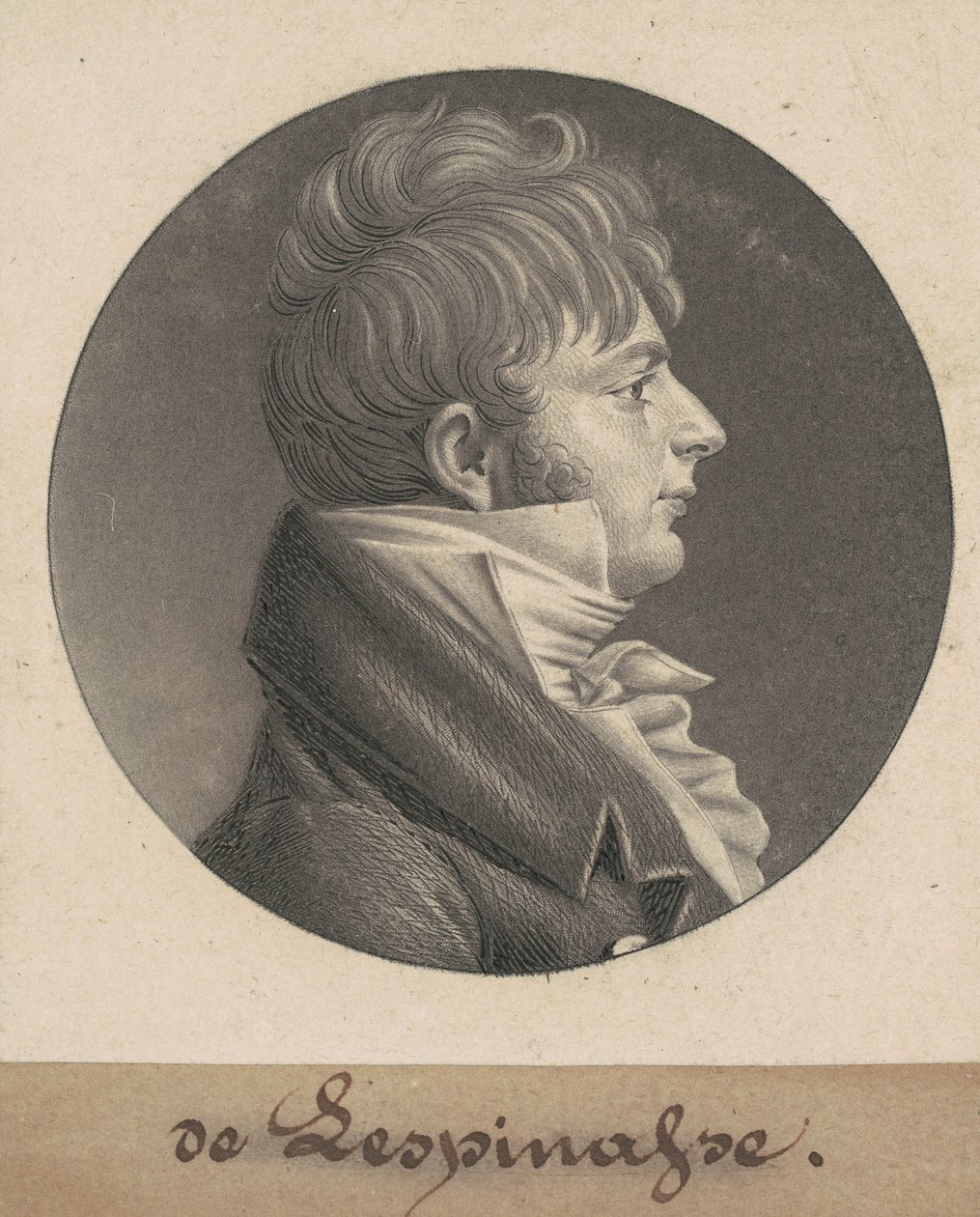 af Lespinasse af Charles B. J. Févret de Saint Mémin