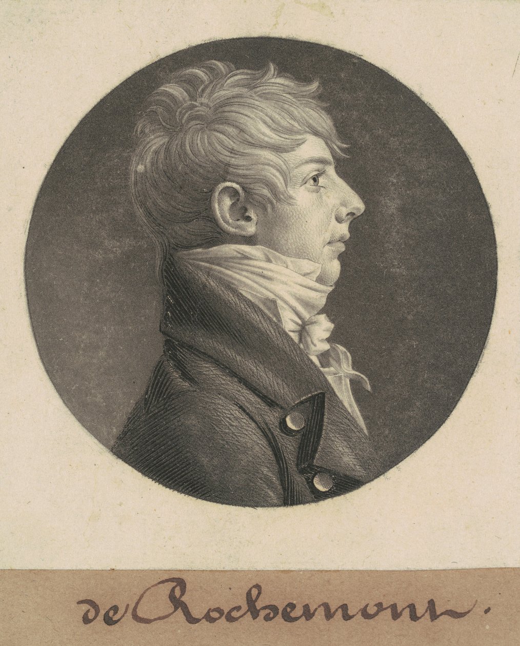 fra Rochemont af Charles B. J. Févret de Saint Mémin