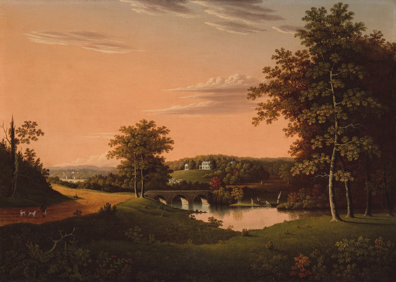 Point Breeze, Joseph Napoleon Bonapartes ejendom i Bordentown, New Jersey af Charles B. Lawrence