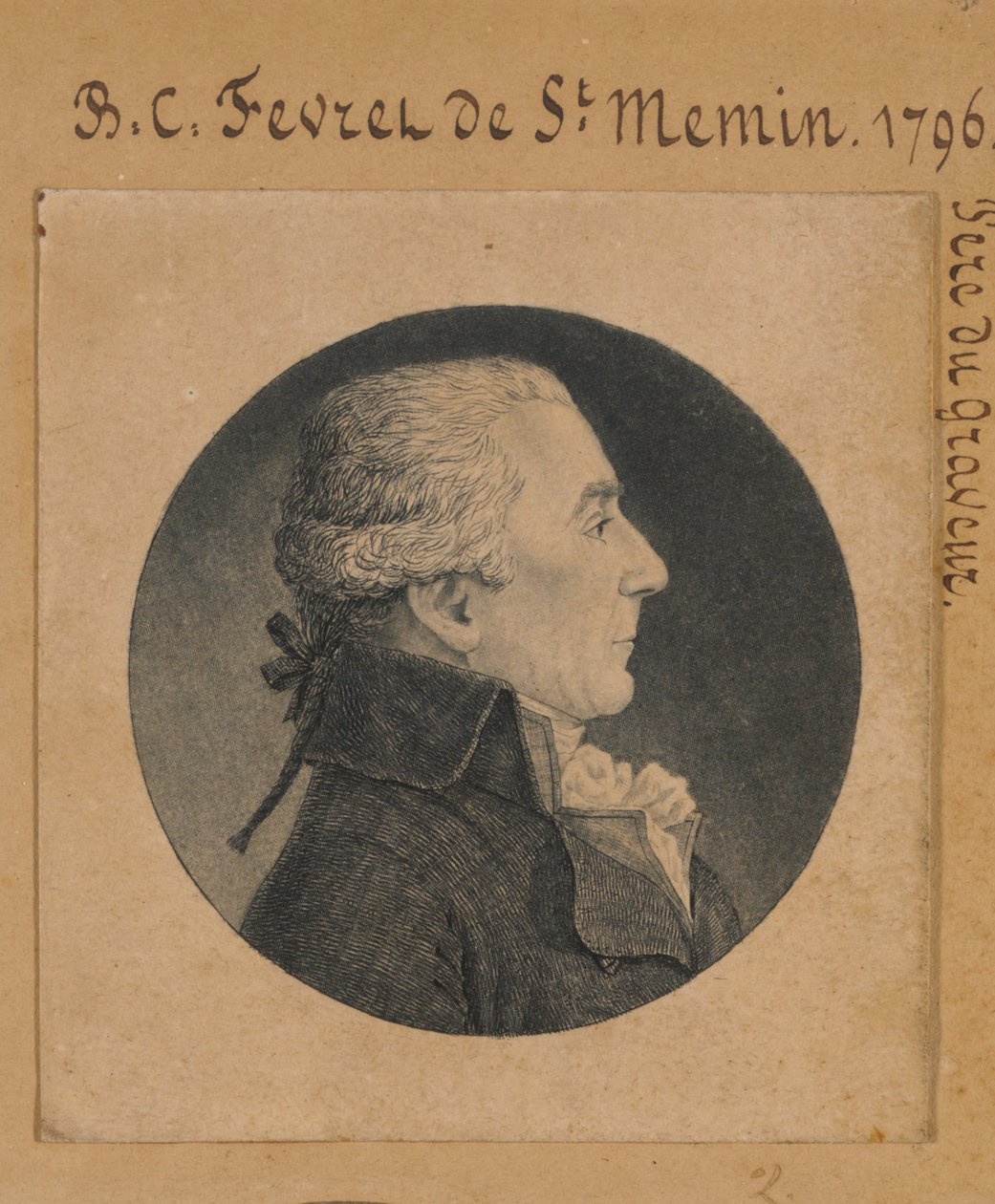 Bénigne-Charles Févret de Saint-Mémin af Charles Balthazar Julien Févret de Saint-Mémin