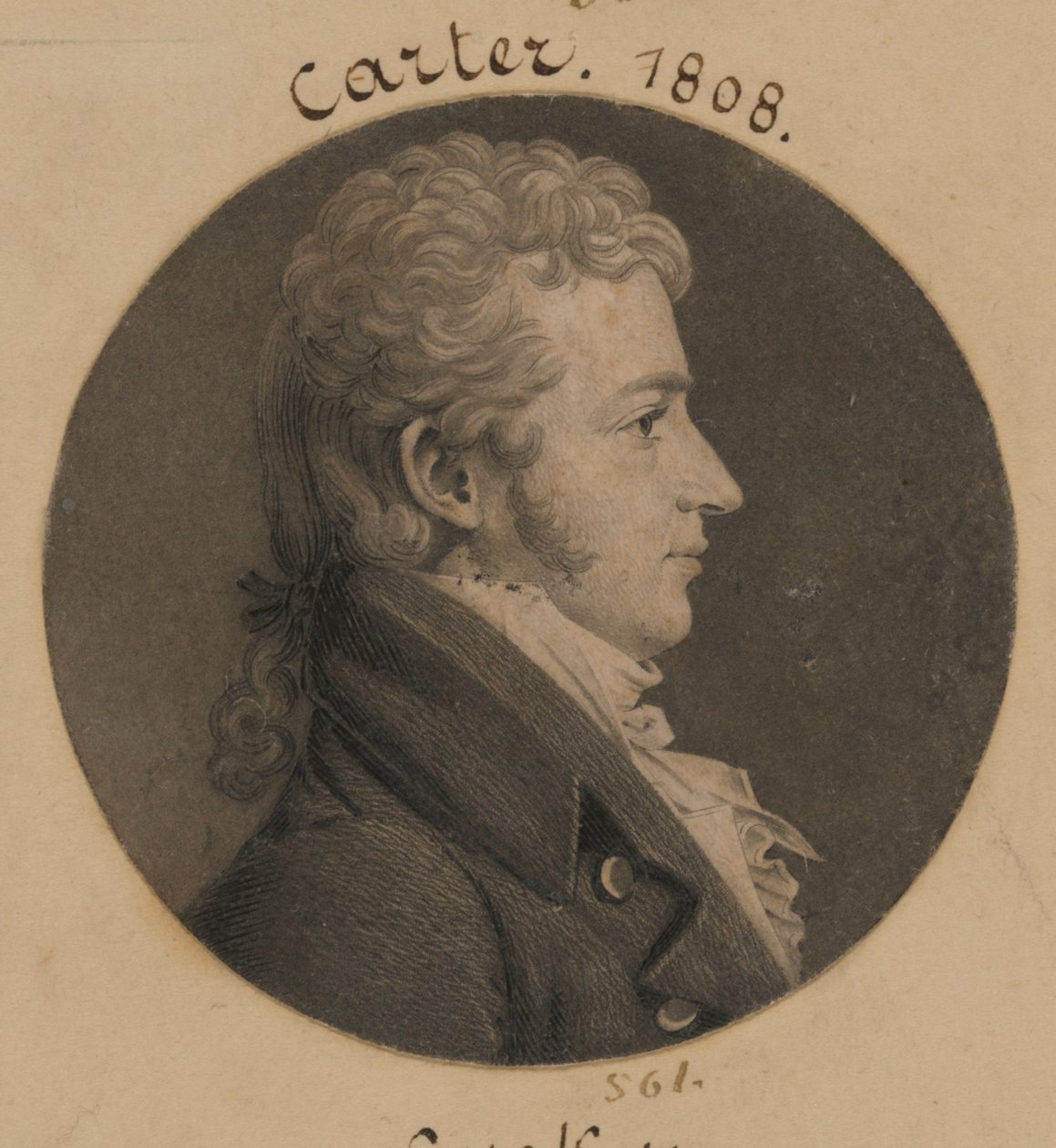 Bernard Moore Carter af Charles Balthazar Julien Févret de Saint-Mémin