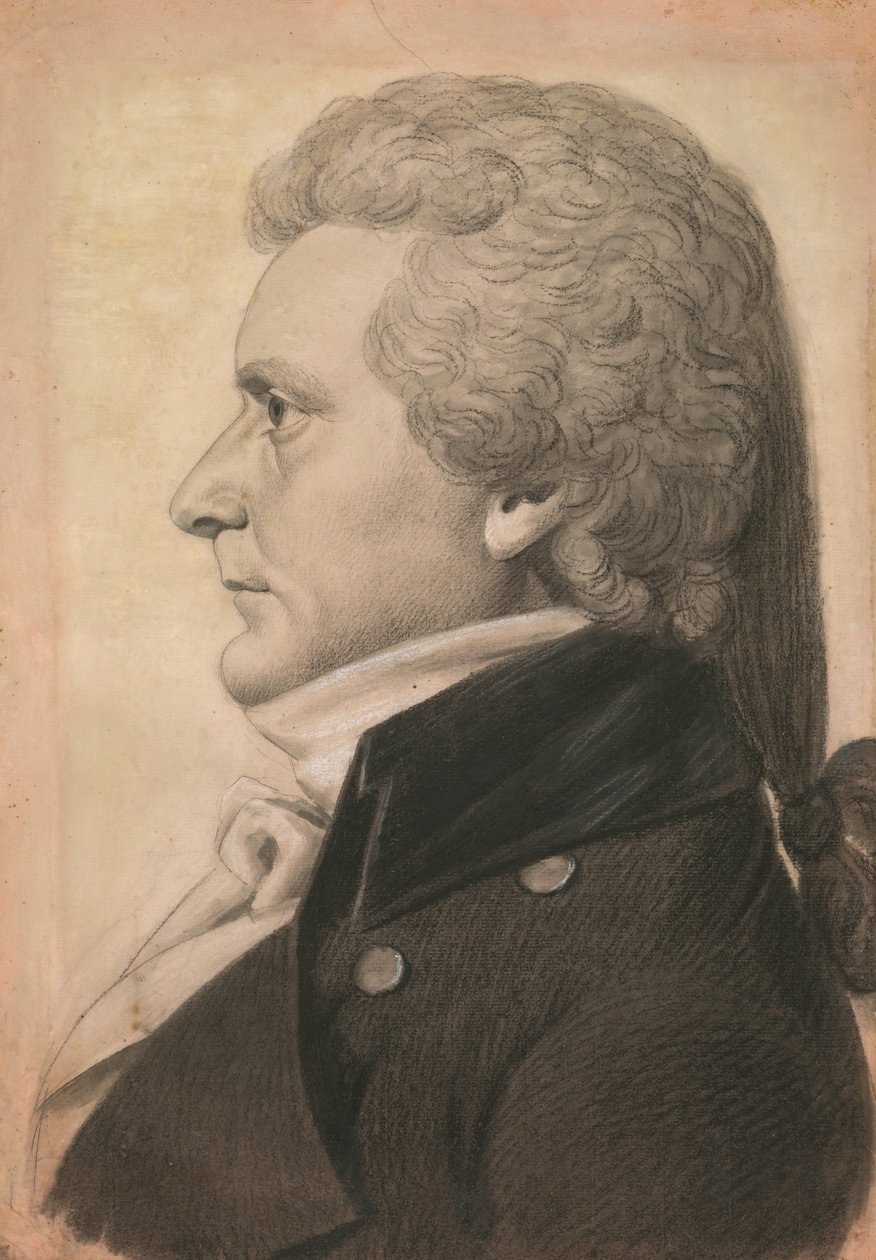 Caleb Swan af Charles Balthazar Julien Févret de Saint-Mémin