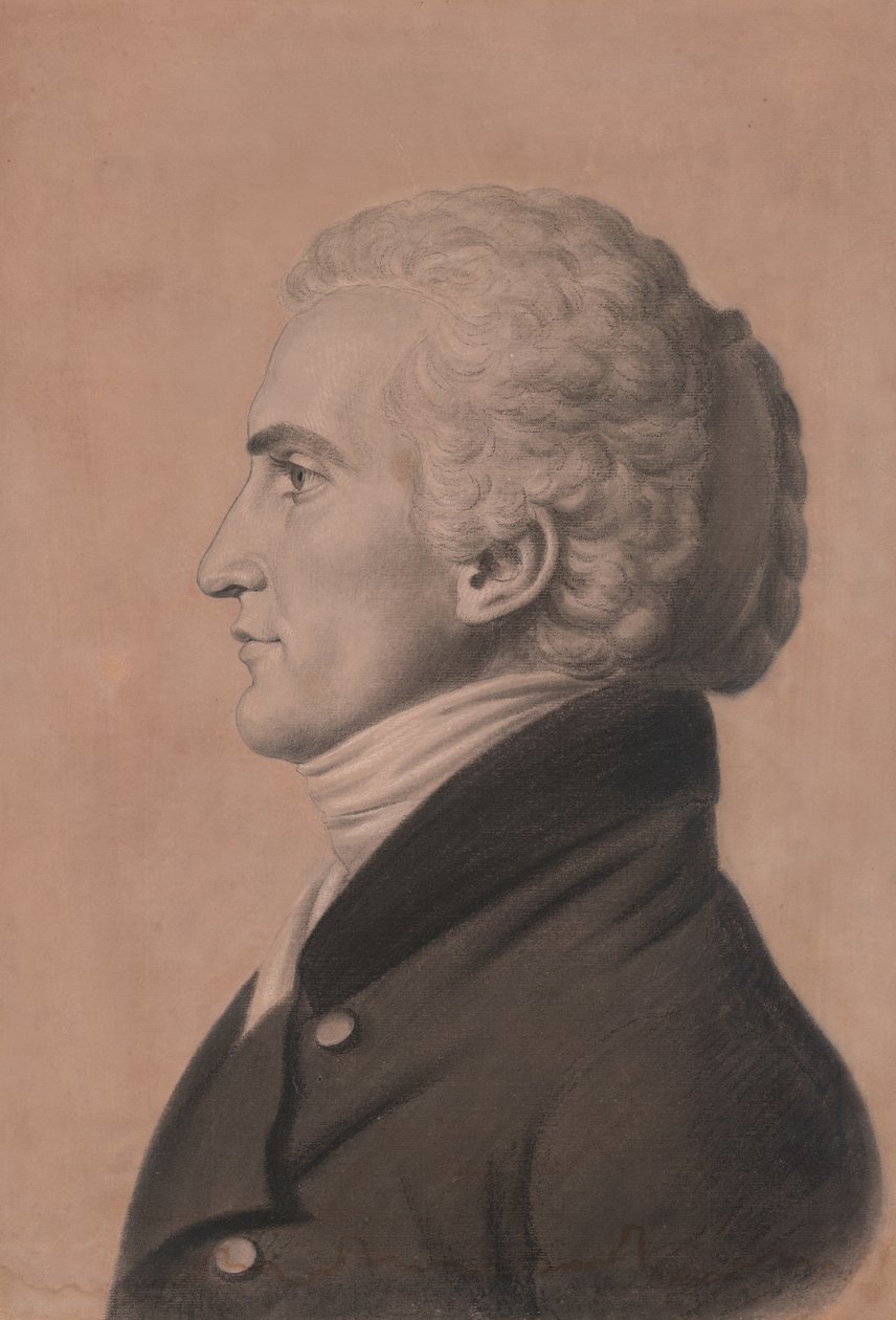 Kaptajn Meriwether Lewis af Charles Balthazar Julien Févret de Saint-Mémin