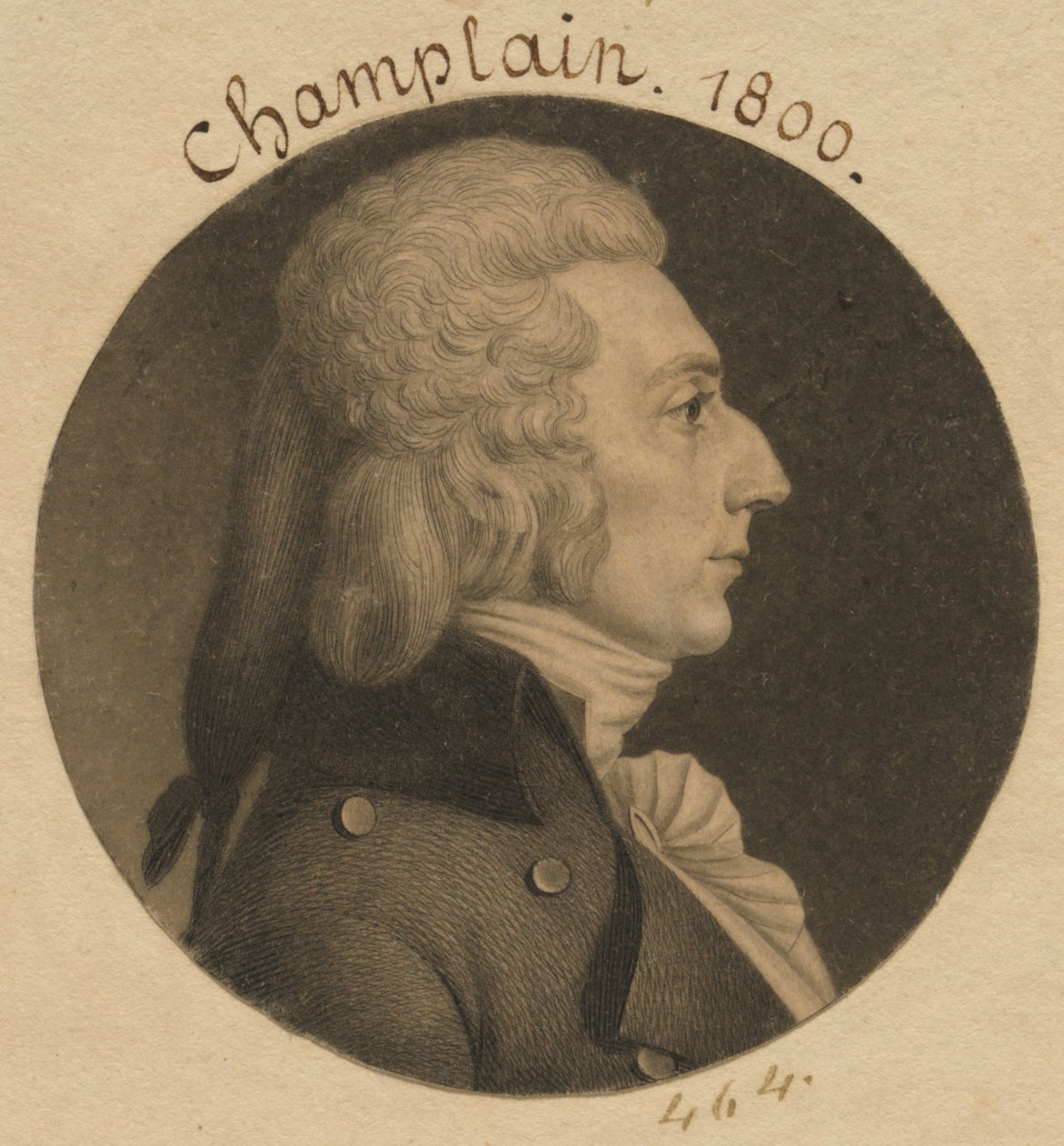 Christopher Grant Champlin af Charles Balthazar Julien Févret de Saint-Mémin