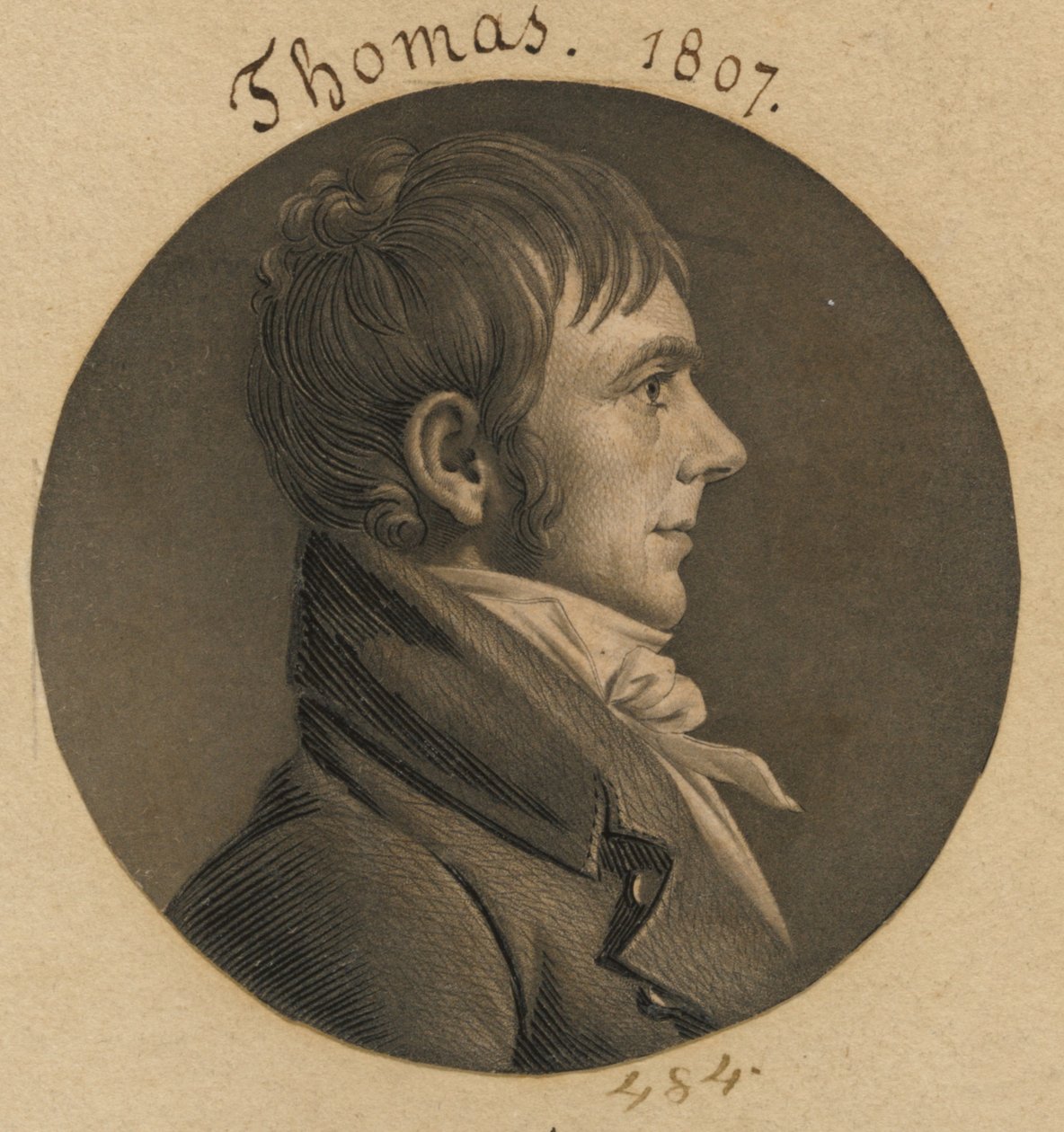 David Thomas af Charles Balthazar Julien Févret de Saint-Mémin