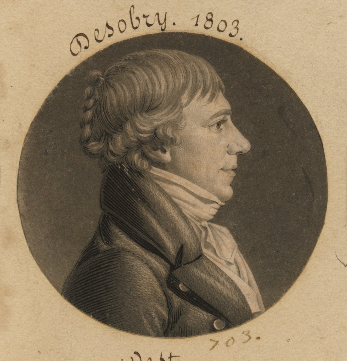 Desobry af Charles Balthazar Julien Févret de Saint-Mémin