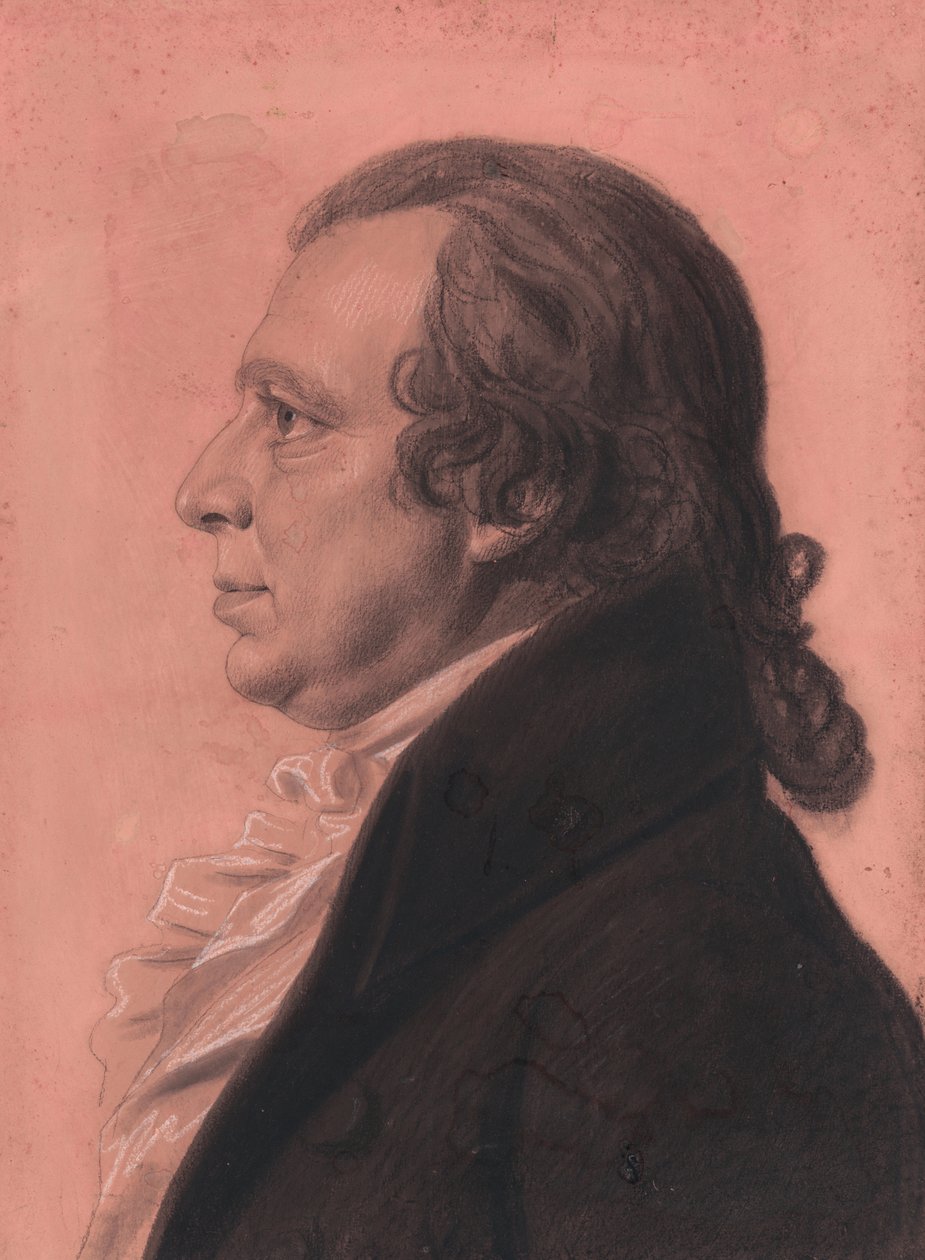 Dr. Elisha Cullen Dick af Charles Balthazar Julien Févret de Saint-Mémin