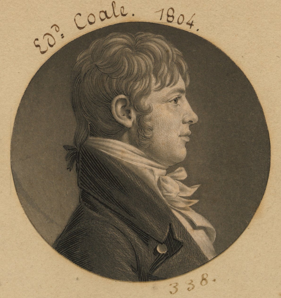 Edward Johnson Coale af Charles Balthazar Julien Févret de Saint-Mémin