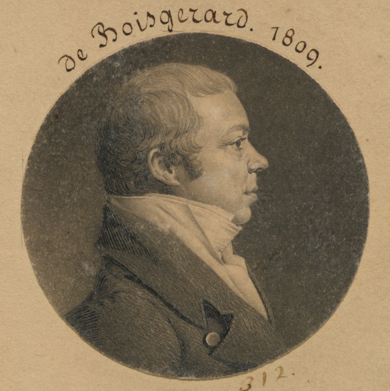 Felix Constant de Boisgerard af Charles Balthazar Julien Févret de Saint-Mémin