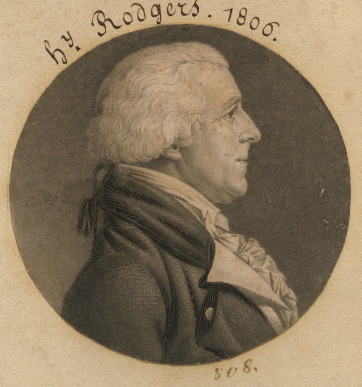 Henry Rogers af Charles Balthazar Julien Févret de Saint-Mémin