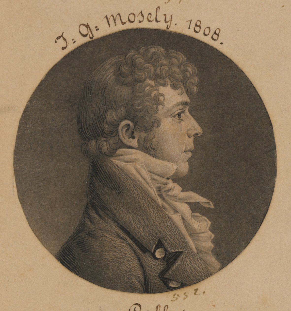J. G. Mosely af Charles Balthazar Julien Févret de Saint-Mémin