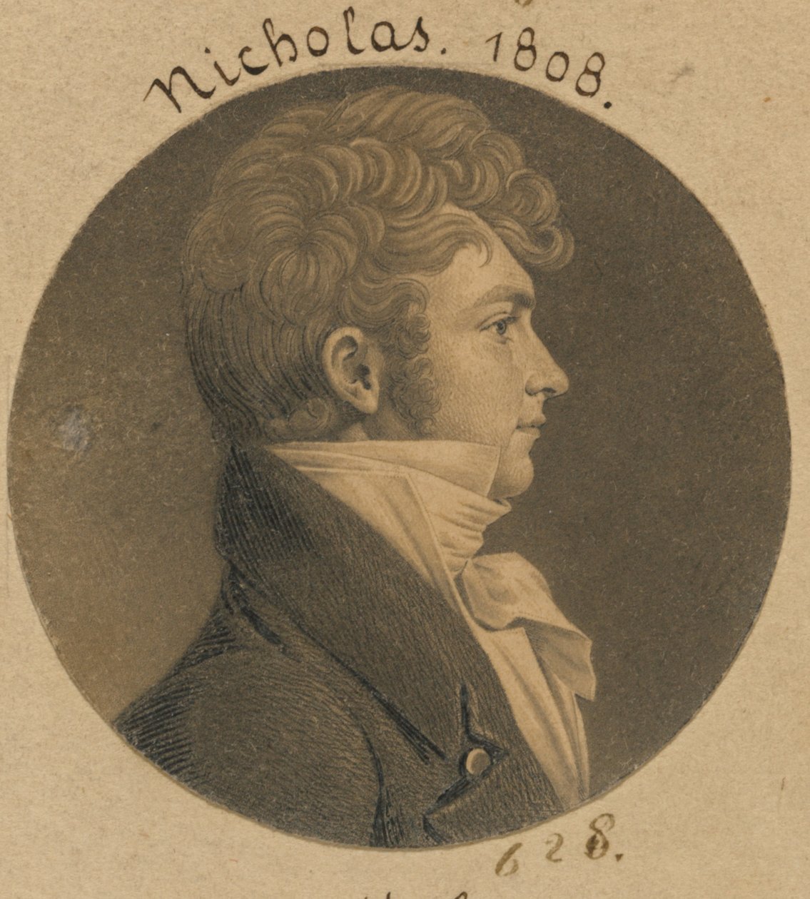 James Crenshaw Anthony af Charles Balthazar Julien Févret de Saint-Mémin