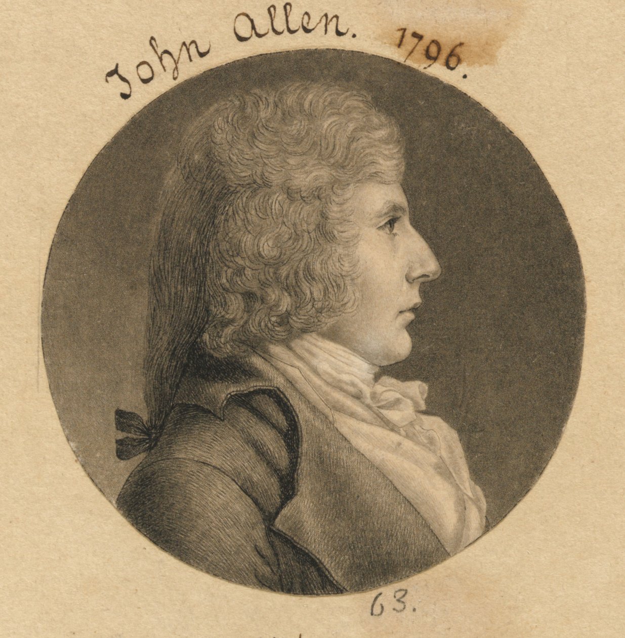 John Allen af Charles Balthazar Julien Févret de Saint-Mémin