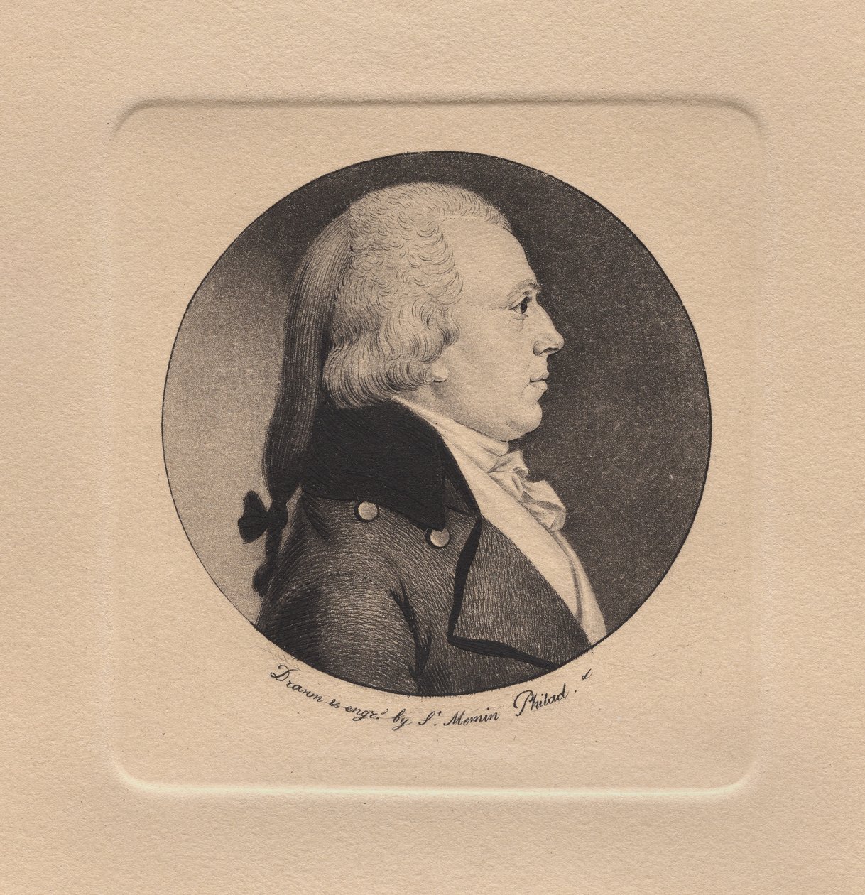 John Bohlen af Charles Balthazar Julien Févret de Saint-Mémin