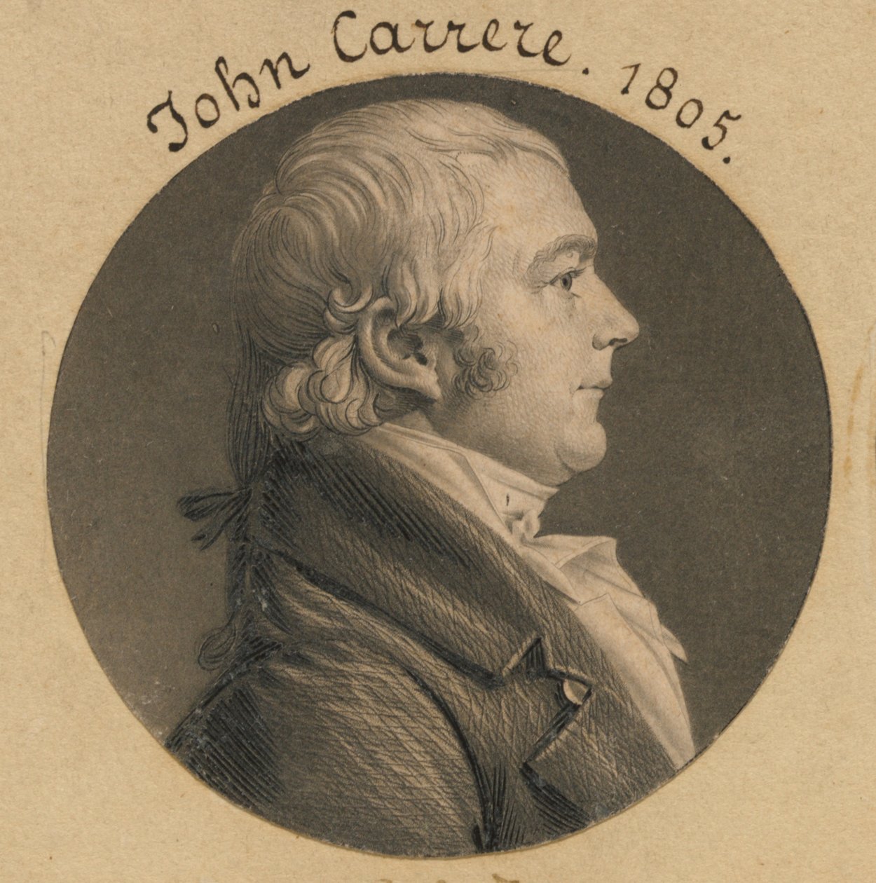 John Carrere af Charles Balthazar Julien Févret de Saint-Mémin